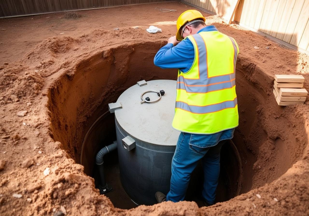Repairing a collapsed soakwell at a Perth property
